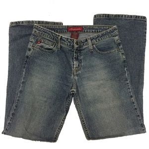 Aeropostale bootcut distressed jeans . Size 5/6